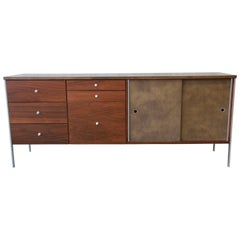 Paul McCobb Area Plan Units Mid-Century Modern Walnut Low Credenza