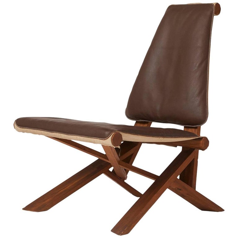 Pierre Chapo "Dromadaire" Lounge Chair For Sale
