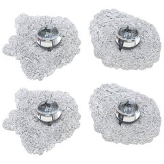 Silvered Caviar Sconces Wall lamps by Chen & Williams