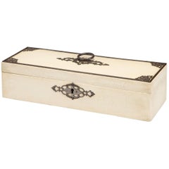 Continental Steel Decorated White Painted Spa Box
