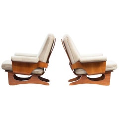 Italian Armchairs, Set of Two