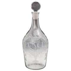 Rare Georgian Jeroboam "Punch" Decanter