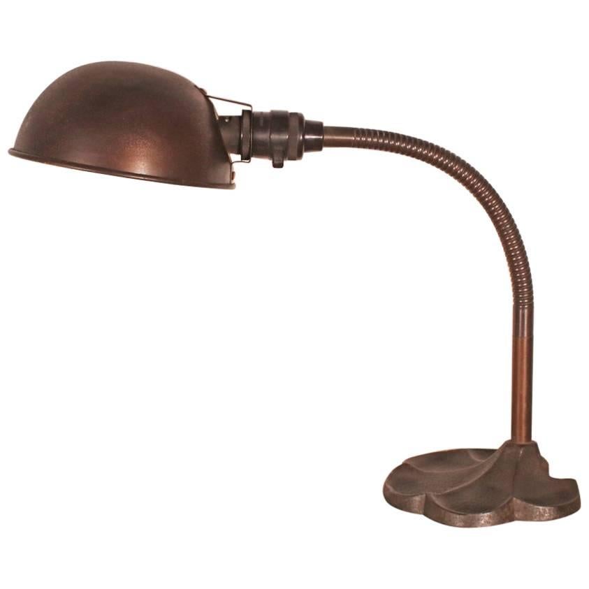 Original Vintage Gooseneck Desk Lamp