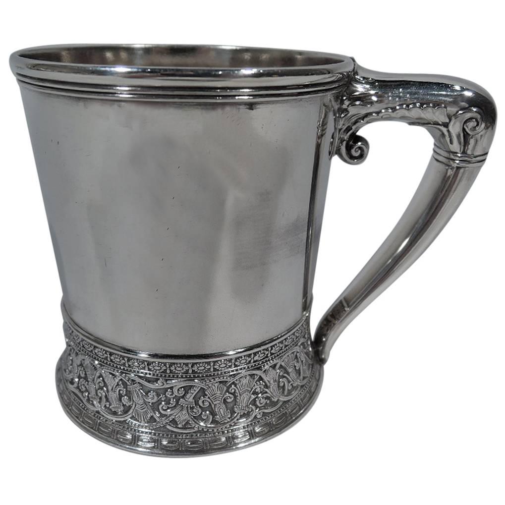 Antique Gorham Aesthetic Sterling Silver Baby Cup