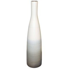 Ombre Pattern Fine Ceramic Vase, Italy, Contemporary