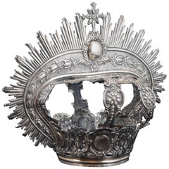 Couronne:: argent avec poinçons:: Cordoue:: Espagne:: 1827