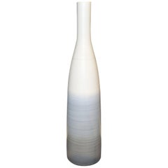 Ombre Pattern Fine Ceramic Vase, Italy, Contemporary
