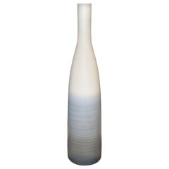 Ombre Pattern Fine Ceramic Vase, Italy, Contemporary