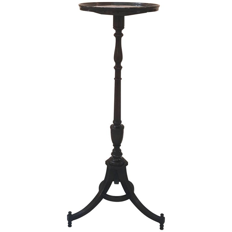 Mahogany Pedestal Plant Stand For Sale at 1stDibs