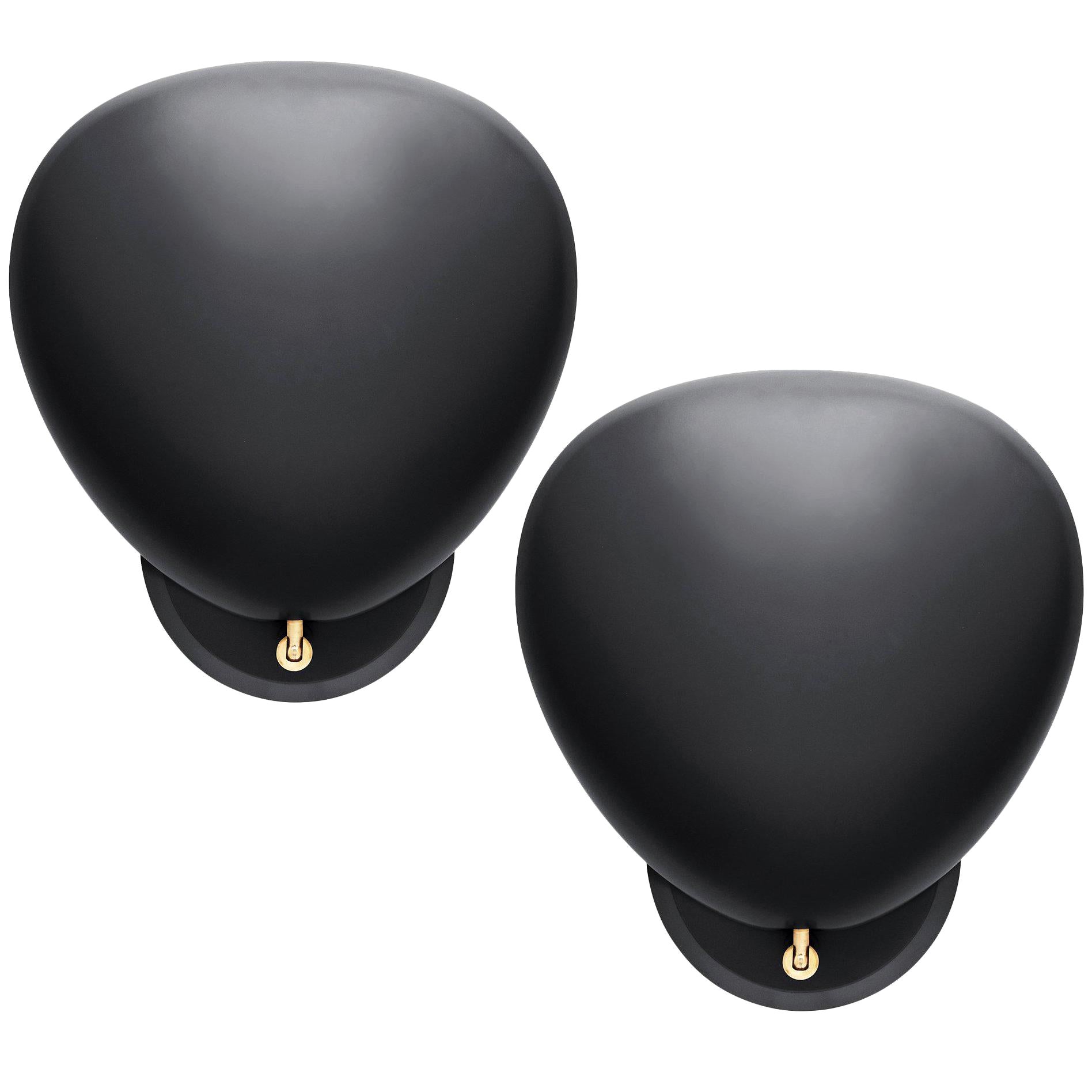 Greta Magnusson Grossman 'Cobra' Lampe in Schwarz
