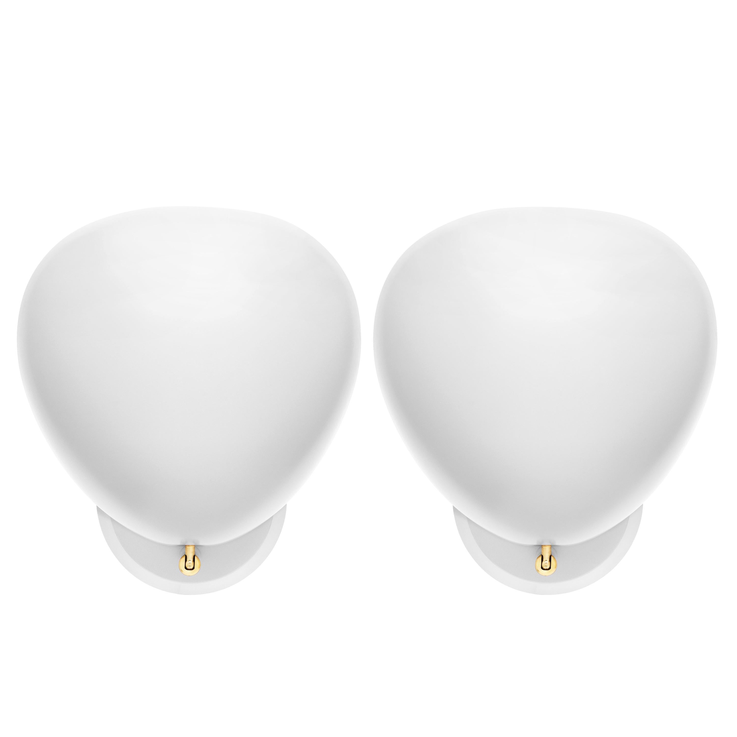 Lampada da parete Greta Magnusson-Grossman 'Cobra' in bianco