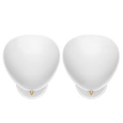Greta Magnusson Grossman 'Cobra' Wall Lamp in White