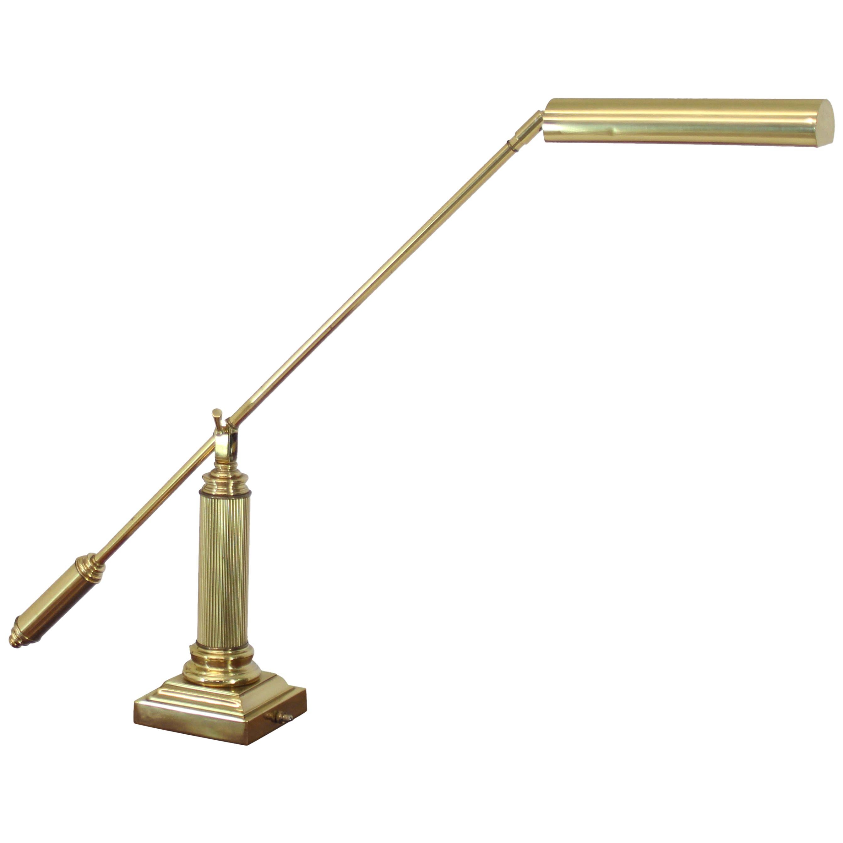 Modern Decorative Adjustable Long Arm Brass Table Desk Lamp