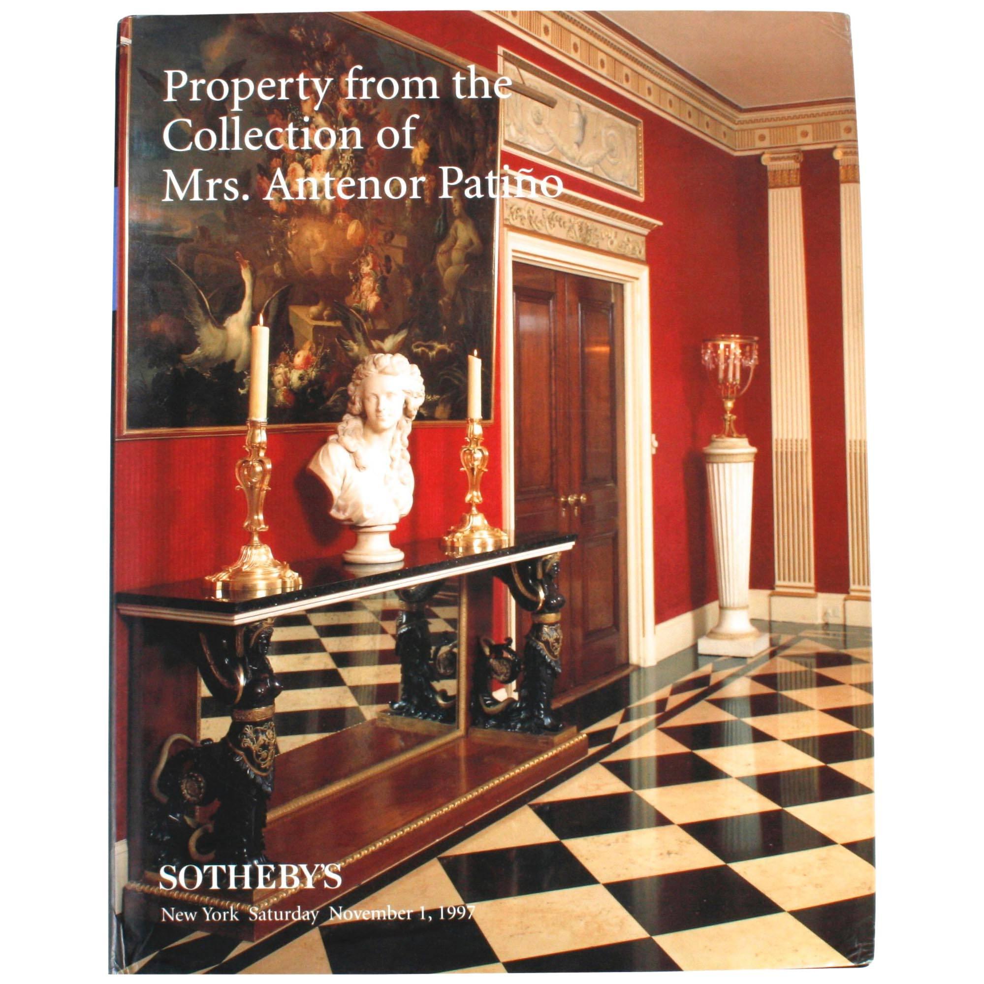 Sotheby's Auction Catalogue: Property from the Collection of Mrs. Antenor Patiño