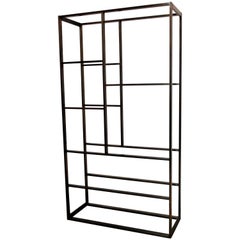 1970s Modernist Bronzed Etagere by Milo Baughman