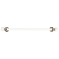 Milk Glass Towel Bar, circa 1910
