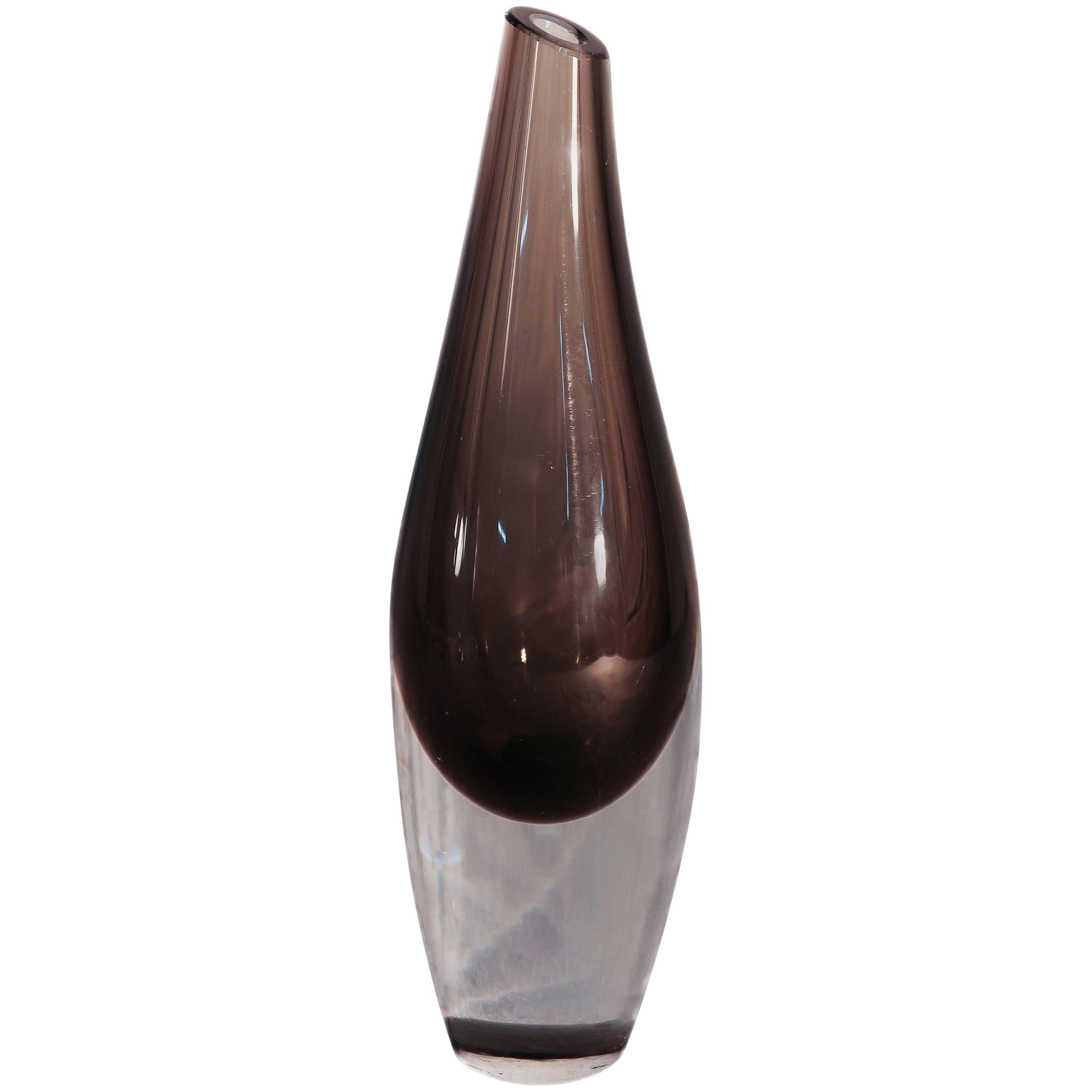 Tapio Wirkkala Grey Fish Bladder Vase for Iittala