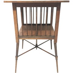 Antique Liberty & Co, Fine Anglo-Japanese Walnut Side Table in the Style of E W Godwin