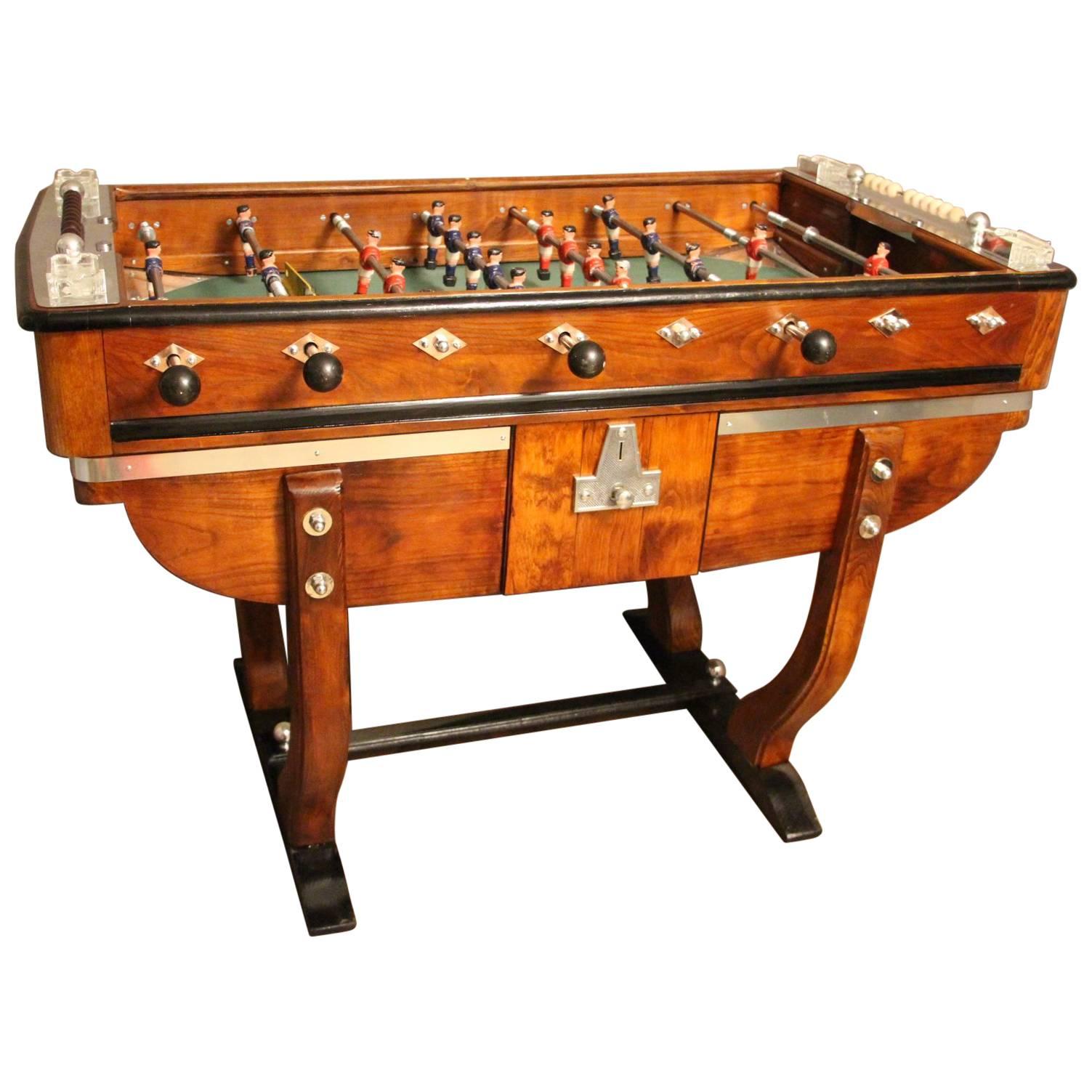 1930s French Cafe Foosball Table