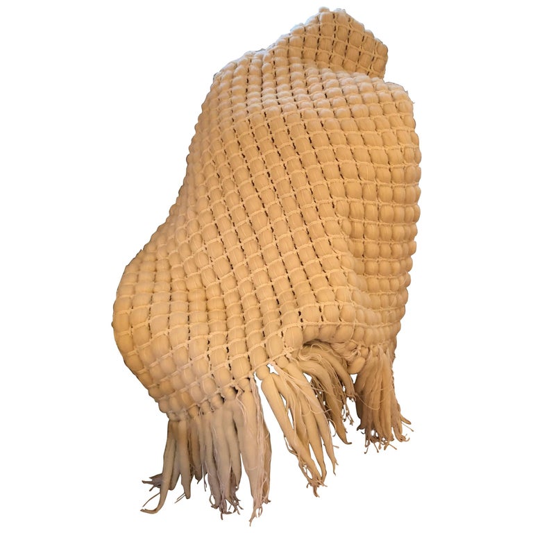 Italian Merino Wool "Pavia" Throw For Sale at 1stDibs