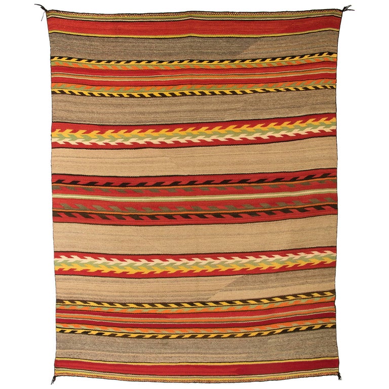 Vintage Navajo Transitional Blanket, 19th Century For Sale at 1stdibs