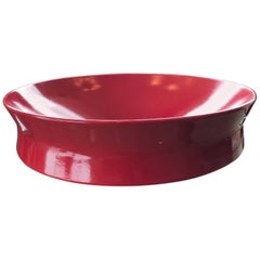 Vintage Red Ceramic Bowl