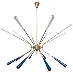 Italian Mid-Century Modern Chandelier