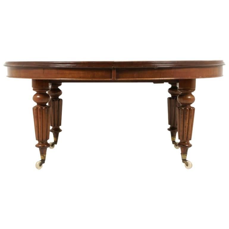 Victorian Oval Extending Table