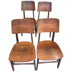 1950 Set of Four Soborg Seats by Borge Morgensen