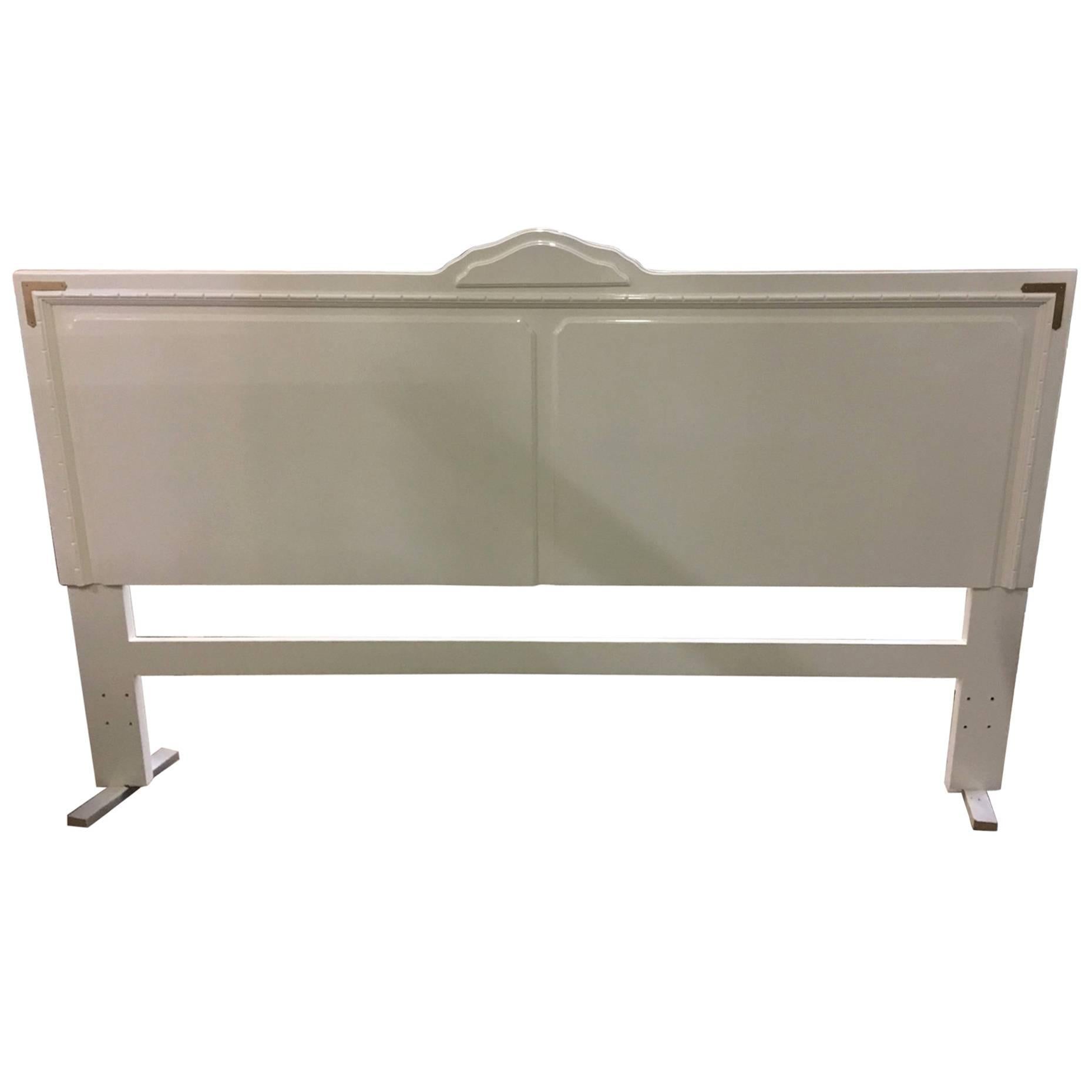 Bernhardt Lacquered King Size Headboard For Sale