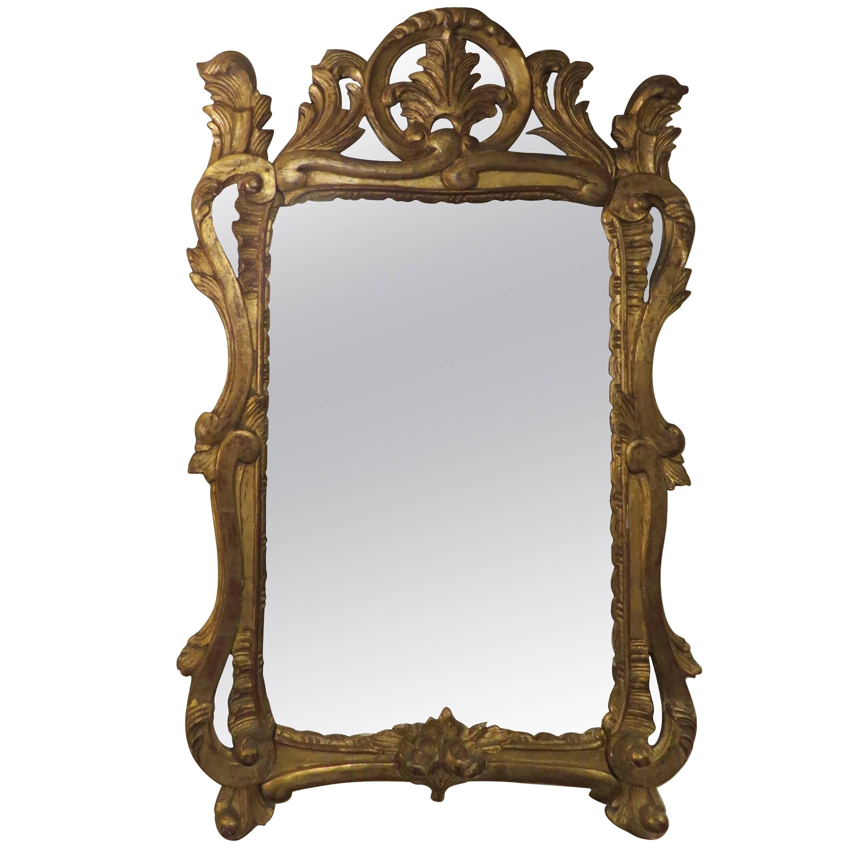 19th Century Gilt Framed, French Mirror For Sale