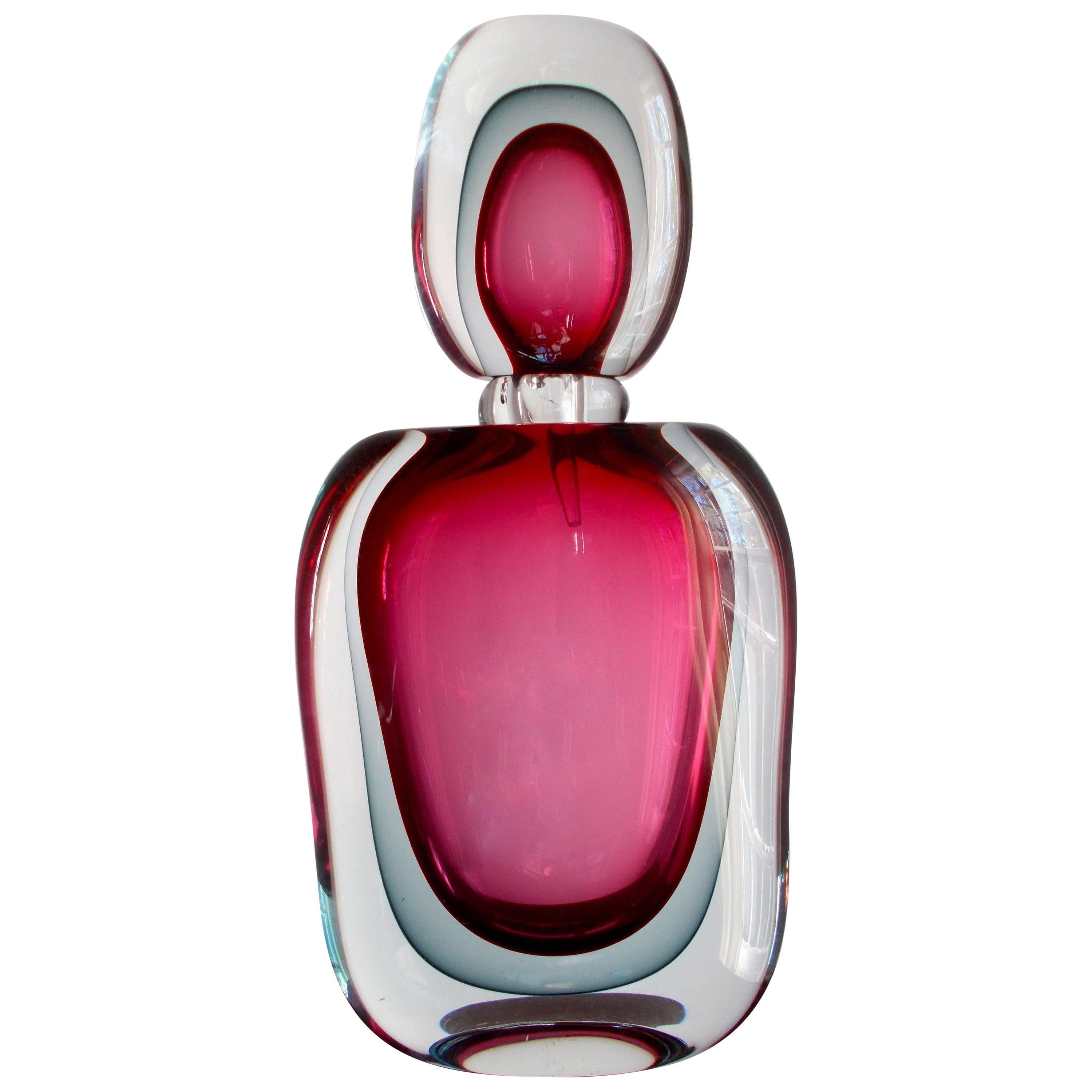 Huge Sommerso 'Perfume Presentation' Flavio Poli for Seguso For Sale