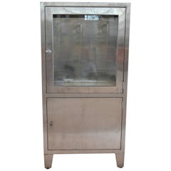 Retro Stainless Steel Medical Cabinet
