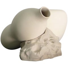 Anish Kapoor, Three-Part Porcelain Scuplture, Titled "Chastre", 1993, Signed