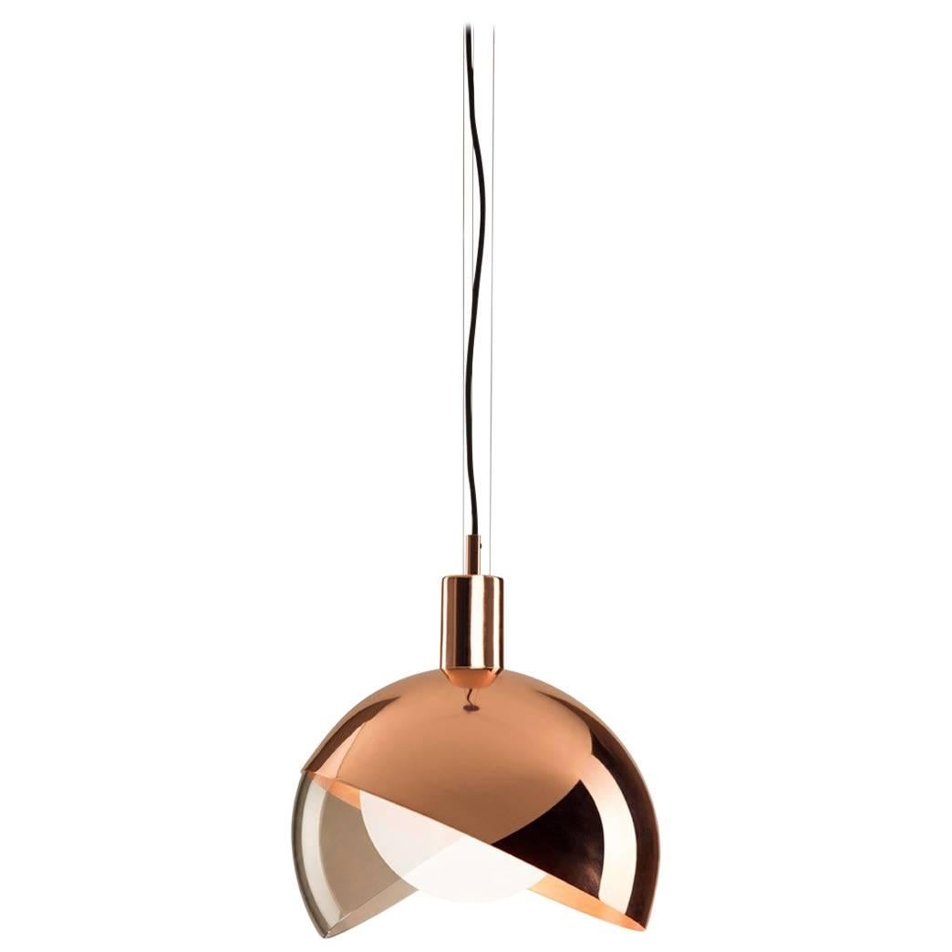Calimero Large by Dan Yeffet — Murano Blown Glass & Copper Pendant Lamp