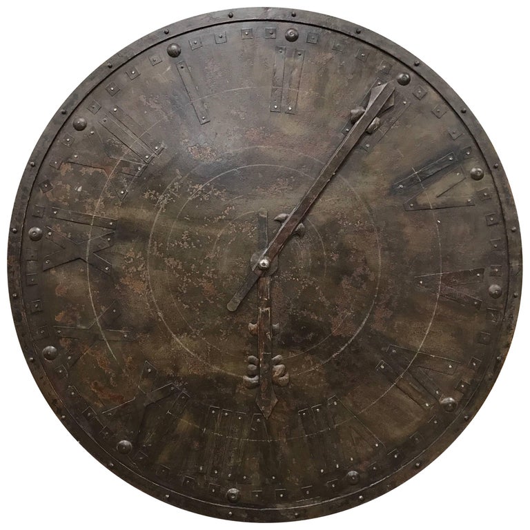 Magnificent Antique French Wall Clock For Sale at 1stdibs