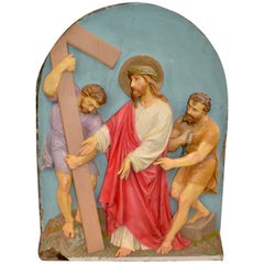 Composition Plaster Station of the Cross