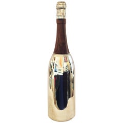 Art Deco Champagne Bottle Cocktail Martini Shaker