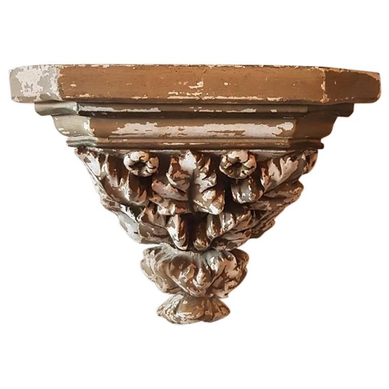 Late 19th Century Plaster Wall Console or Bracket
