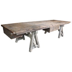 19th Century Spanish Rustic Dining or Working Table