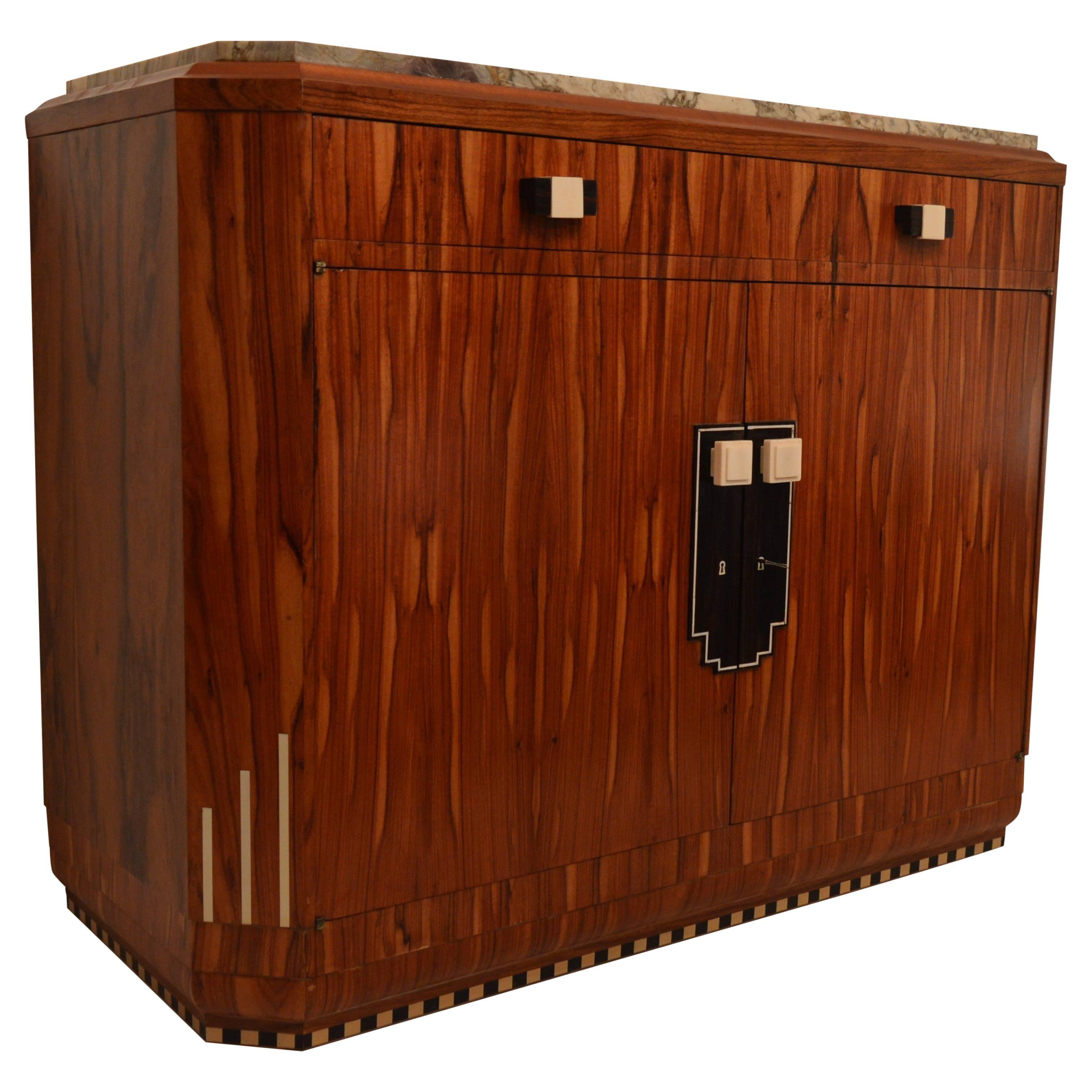 Art Deco Cabinet, in the Style of Christian Krass, France, 1930s