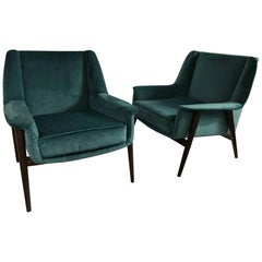 Pair of José Espinho Armchairs, Portugal, 1960s