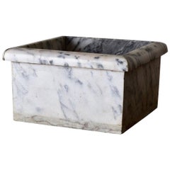Container French Marble Gray and White, 20th Century, France
