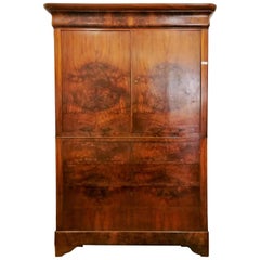 19th Century Restored Italian Walnut Wardrobe