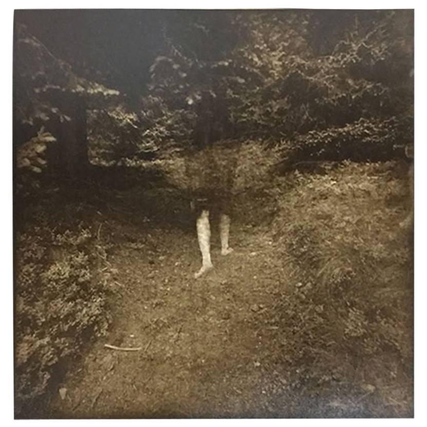 Jan Saudek, Jana's Leaving # 268 Original silver gelatin print, photograph, 1981