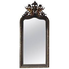 Late 19th Century Napoleon III Mantel or Fireplace Mirror with Dragons