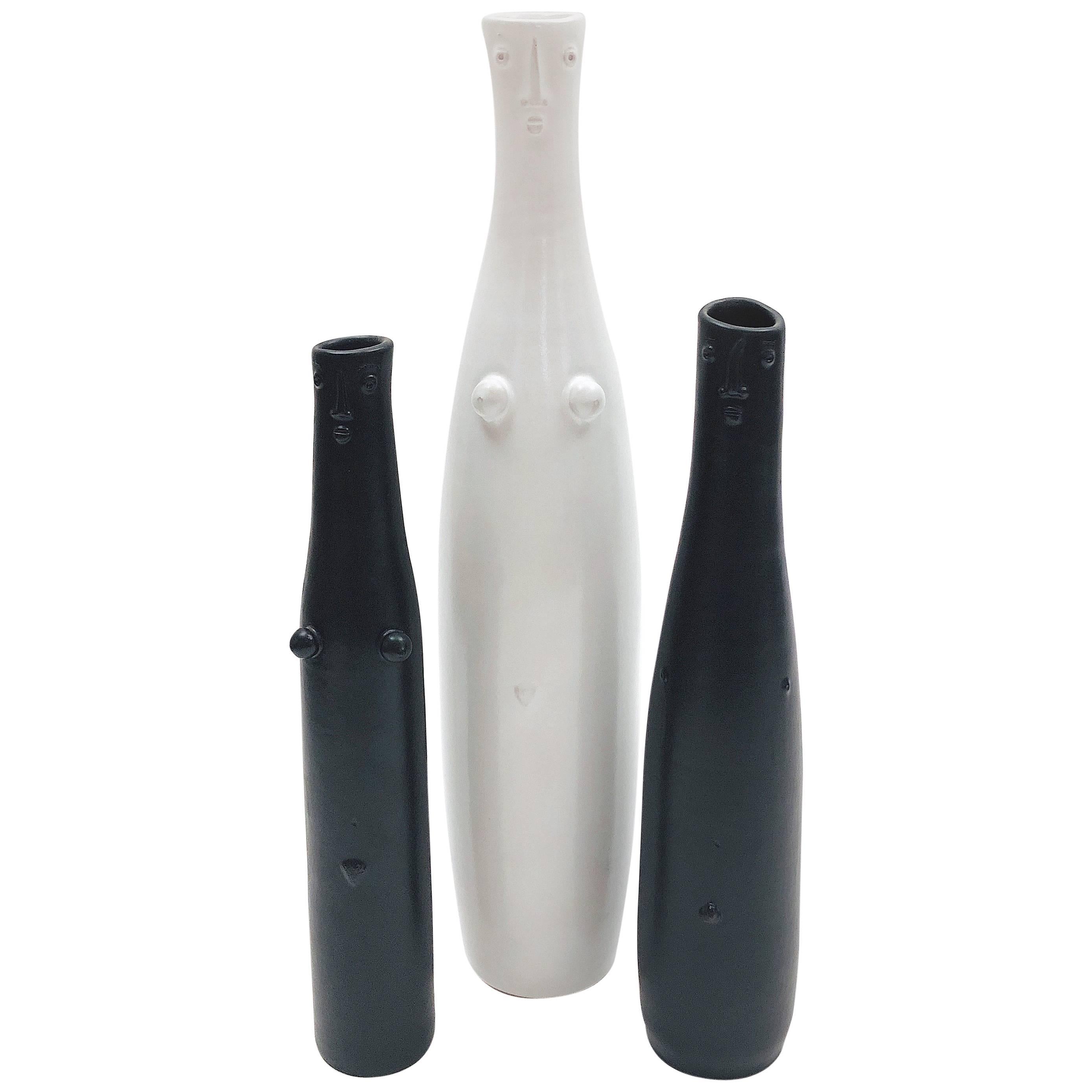 Dalo, Set of Ceramic Bottles Vases For Sale