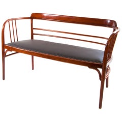 Antique Thonet Bentwood Bench B93 C Jugendstil