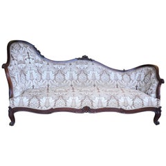 Antique Large Rosewood Four-Seat Sofa