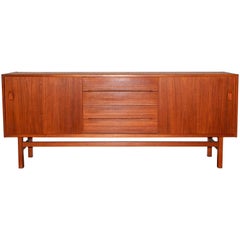 Midcentury Swedish Teak Sideboard "Arild" by Nils Jonsson for Troeds